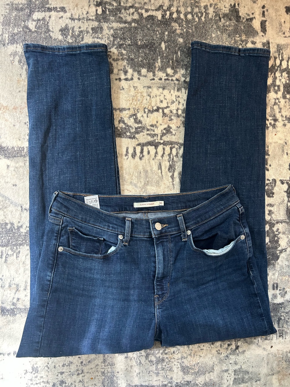 Levi's Dark Blue Slim Straight Men's Jeans